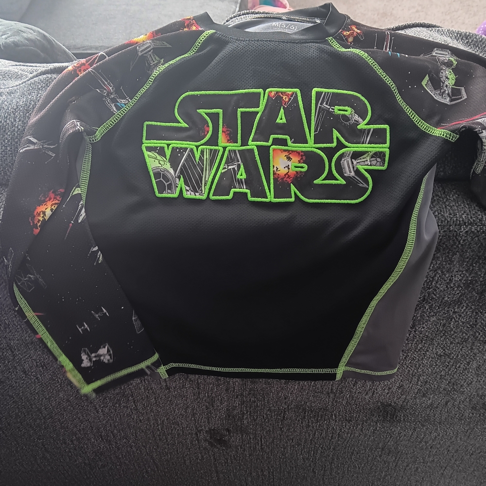 Boys Star Wars Black and Green Shirt